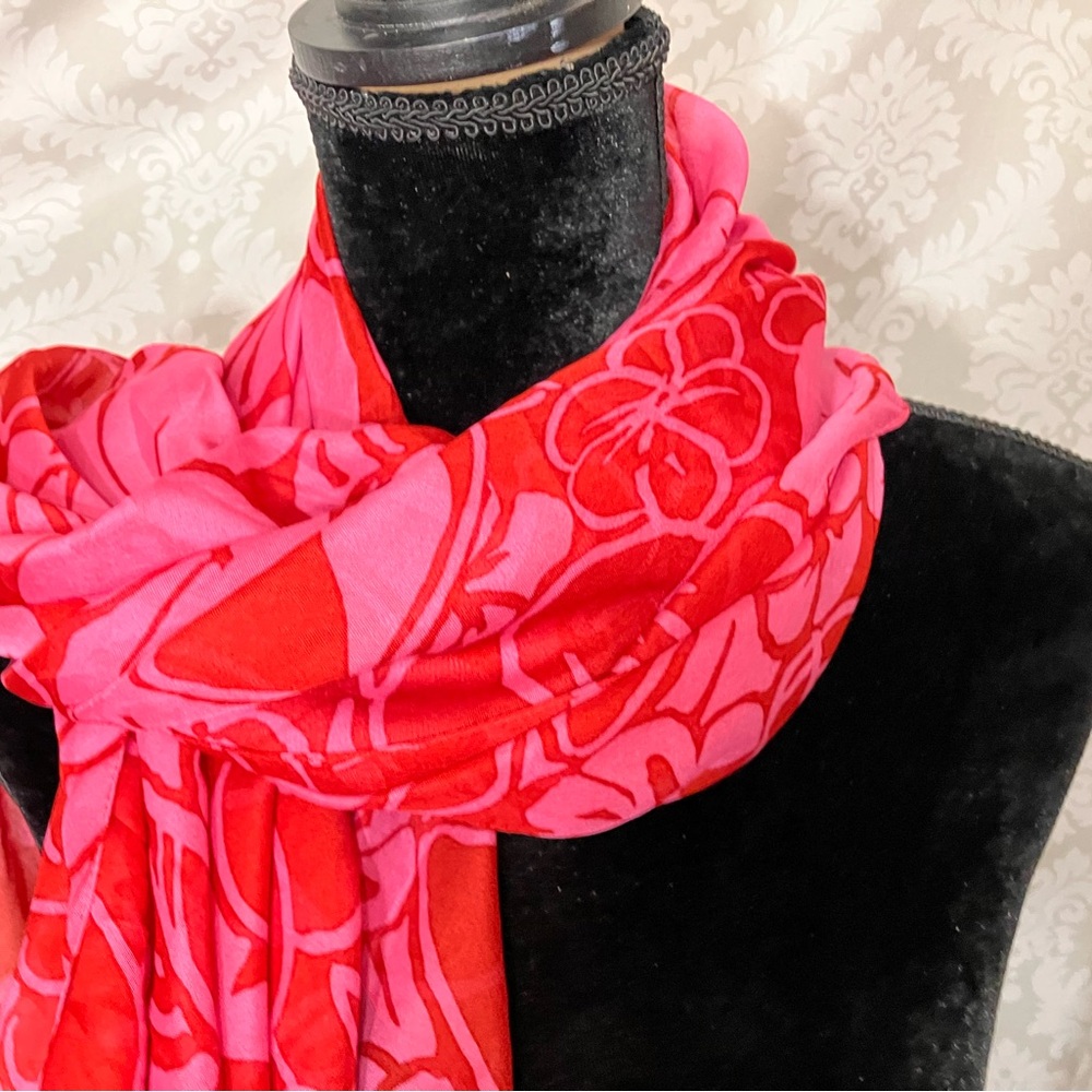 Vintage Sengalini Oversize Scarf Made in Italy - Picture 8 of 12